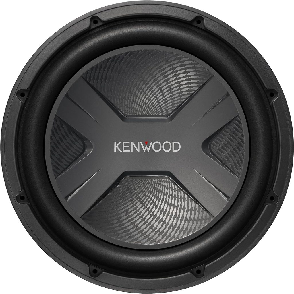 Kenwood KFC-W3041 Car Subwoofer - 2000 Watts Maximum Power, 12 Inch, Single 4 Ohm Voice Coil, Sold Individually