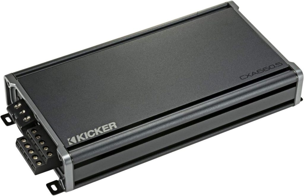 Kicker 46CXA6605 CXA6605-4x90-Watt 4-Channel Full-Range Amp w/300-watt Class D Sub Channel
