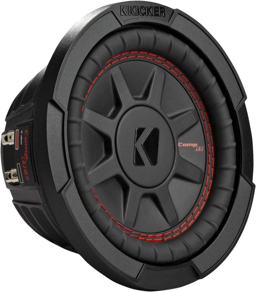 KICKER CompRT 6.75(165mm) Subwoofer, DVC, 2-ohm, RoHS Compliant