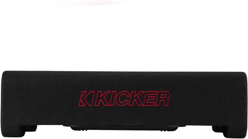 KICKER L7TDF 12-inch (30cm) Thin L7 Down Firing Subwoofer Enclosure, 2-Ohm