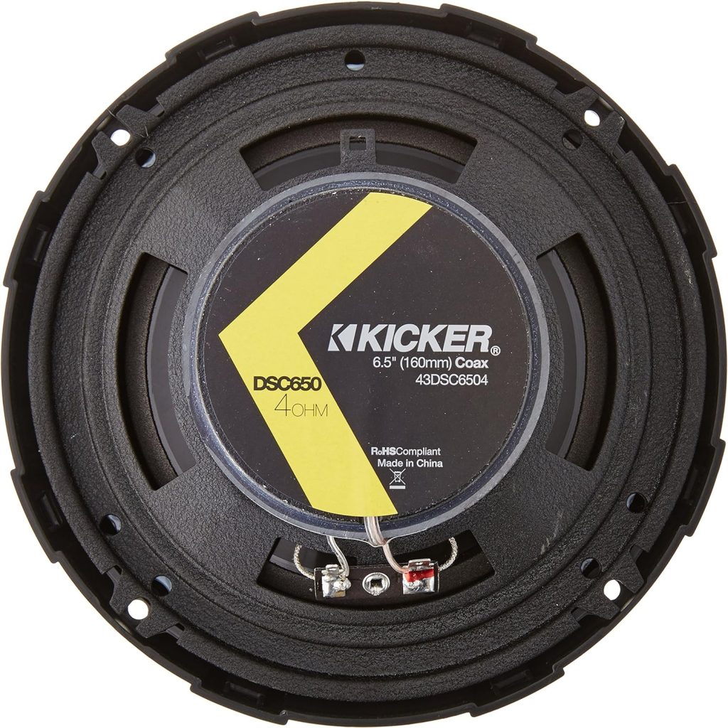 KICKER Pair 43DSC6504 DSC650 6.5 240 Watt 2-Way Car Stereo Speakers 4-Ohm DS650