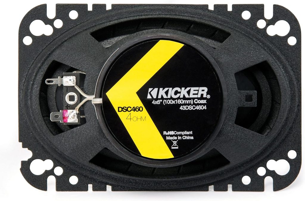 KICKER Pair New 43DSC4604 DSC460 120 Watt 4x6 2-Way Car Stereo Speakers DS460