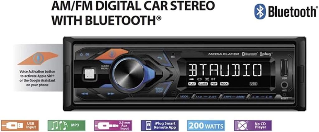 Kioti Tractor Plug  Play Stereo Radio AM FM Bluetooth NX RX DK CK Series Cab Easy Connect Harness No Wire Splicing