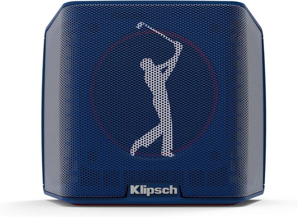 Klipsch PGA Tour Edition Groove Portable Wireless Bluetooth Speaker with 8-Hour Battery and IP56 Splashproof and Dustproof