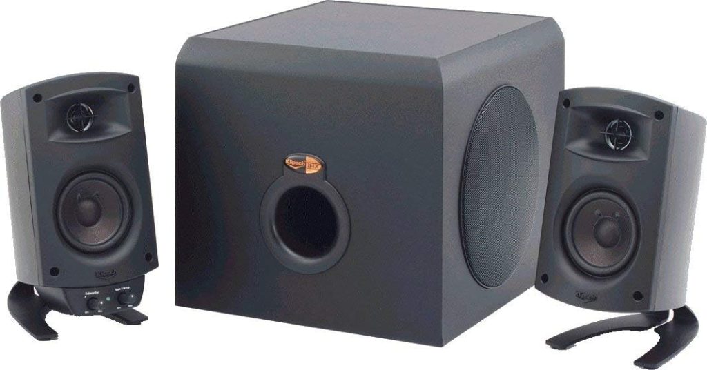 Klipsch ProMedia 2.1 THX Certified Computer Speaker System (Black) (Renewed)