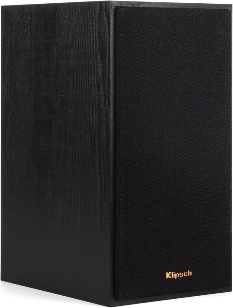 Klipsch R-41M Powerful Detailed Bookshelf Home Speaker Set of 2 Black