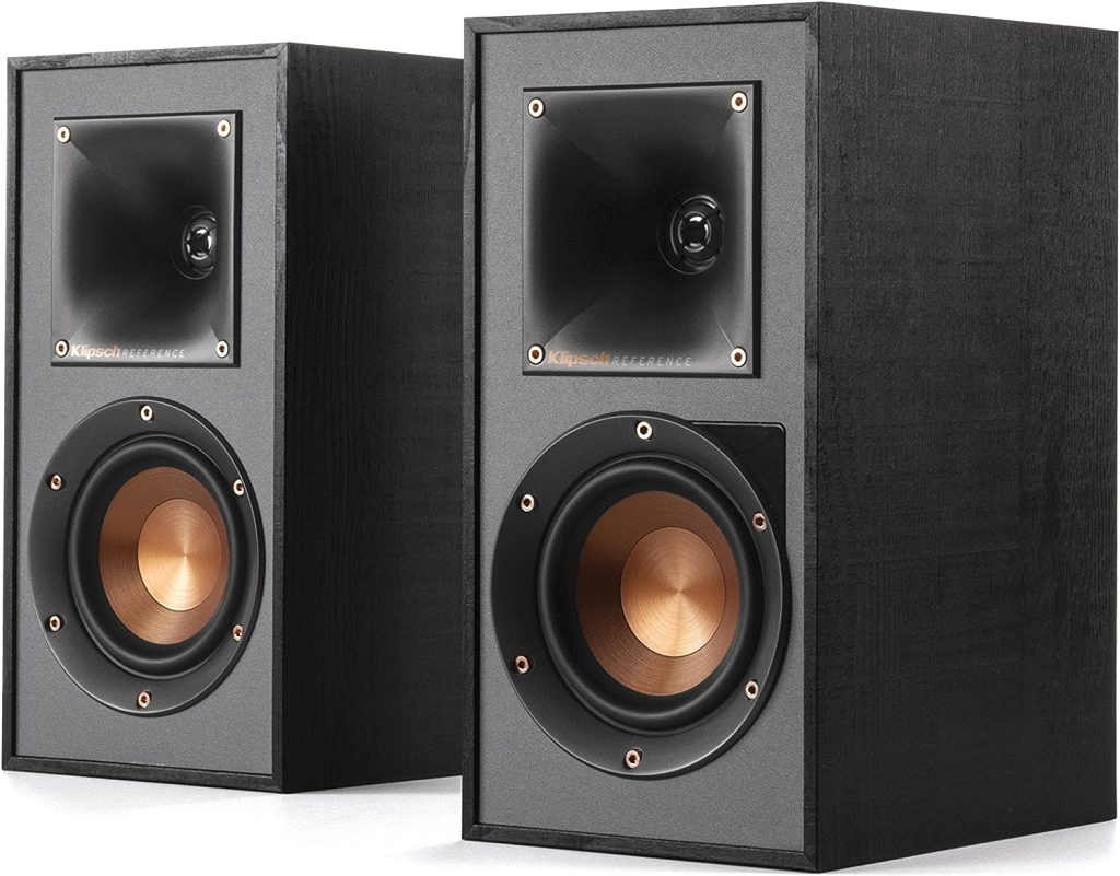 Klipsch R-41PM Powered Bookshelf Speaker,Black