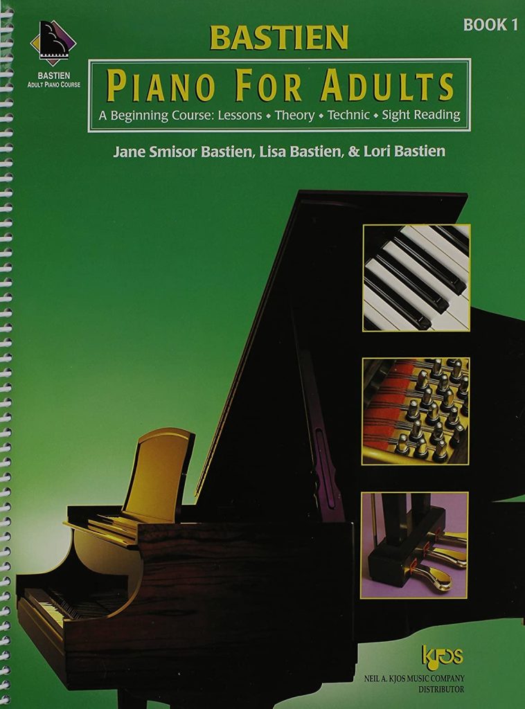KP1B - Bastien Piano for Adults, 1 Book Only: A Beginning Course: Lessons, Theory, Technic, Sight Reading     Spiral-bound – June 1, 1999