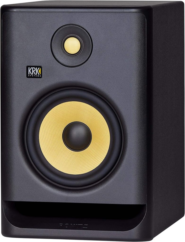 KRK RP5 Rokit 5 G4 Professional Bi-Amp 5 Powered Studio Monitor Pair, Black