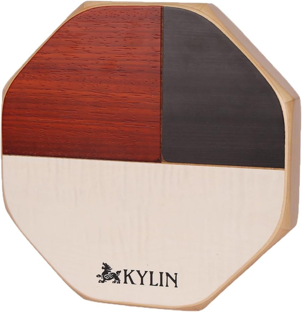 KYLIN Portable Cajon Box Drum for Percussion Instrument Wood with Internal Guitar Strings Compact Size Portable Cajon Snare Cajon Drum Instrument