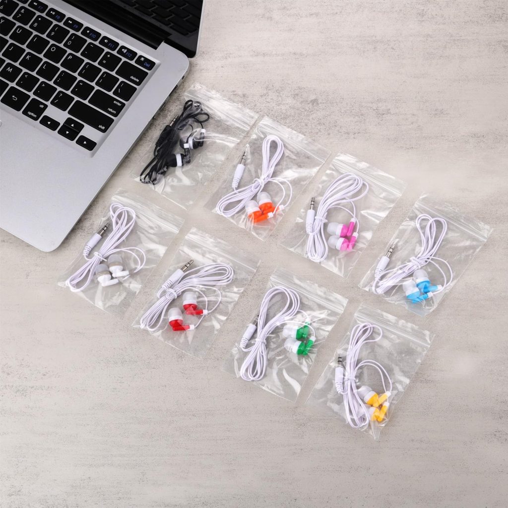 Ladont Classroom Earbuds Bulk 30 Pack for Kids Kids Headphones for Classroom Children Boys Girls Toddler Adult(8 Mixed Colors)