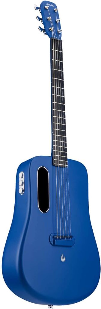 LAVA ME 2 Acoustic-Electric Carbon Fiber Guitar w/Effects, Super AirSonic 36 Blue