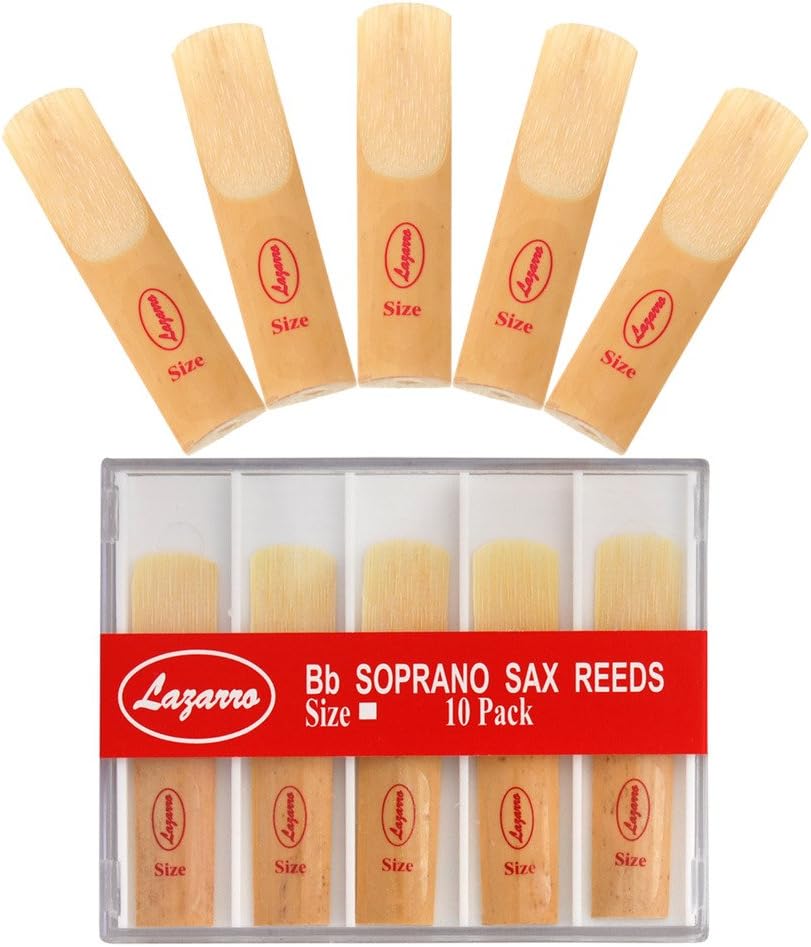 Lazarro® SR-L-2 Soprano Saxophone Sax Reeds Size Strength 2, Box of 10