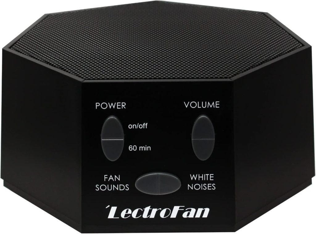 LectroFan High Fidelity White Noise Machine with 20 Unique Non-Looping Fan and White Noise Sounds and Sleep Timer