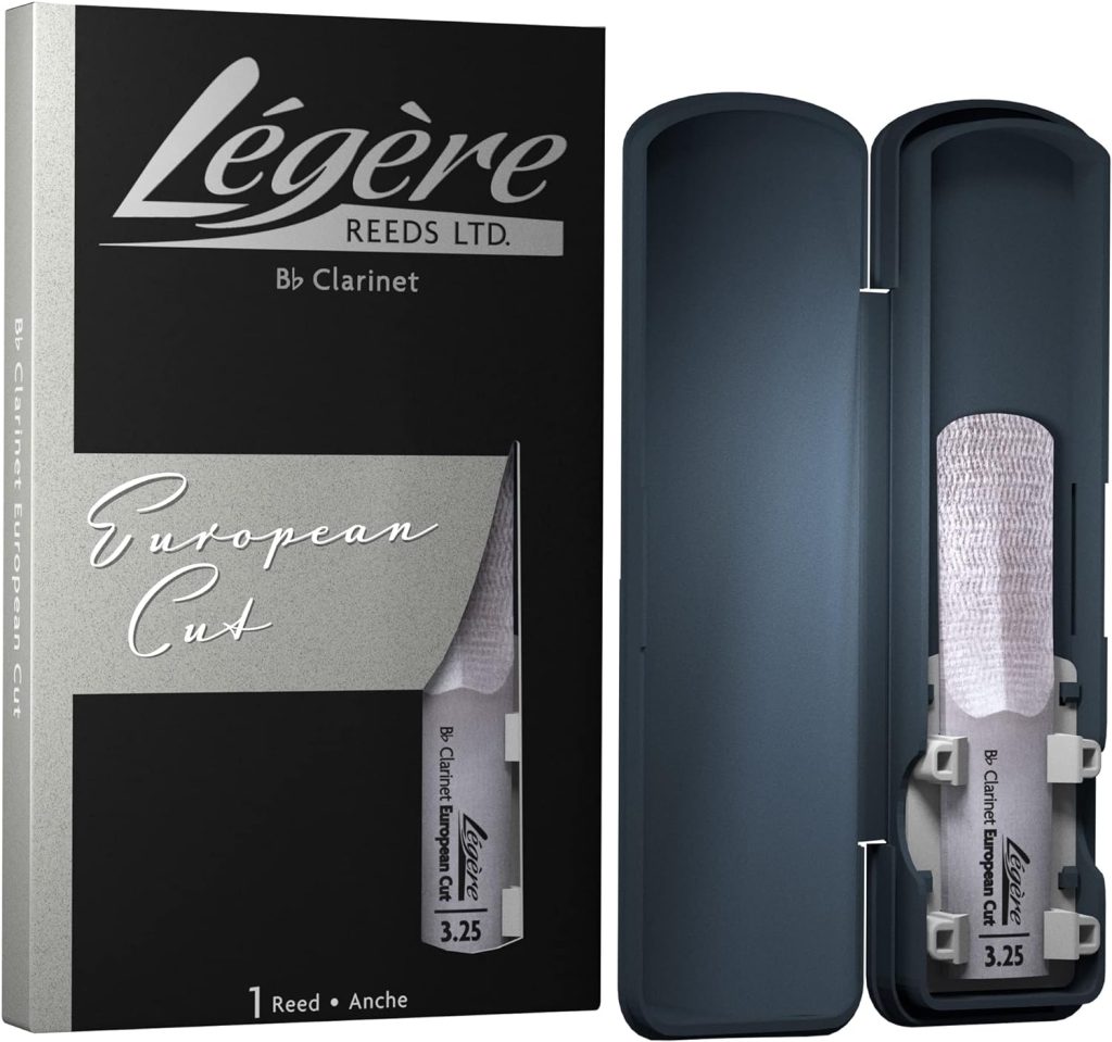 Légère Reeds Premium Synthetic Woodwind Reed, Bb Clarinet, European Cut, Strength 3.0 (BBES3.00)