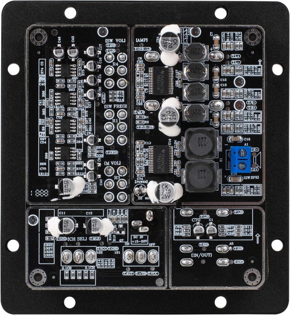 Lepai LP210PA 2x30W + 60W 2.1 Channel Mini Plate Amplifier TPA3118