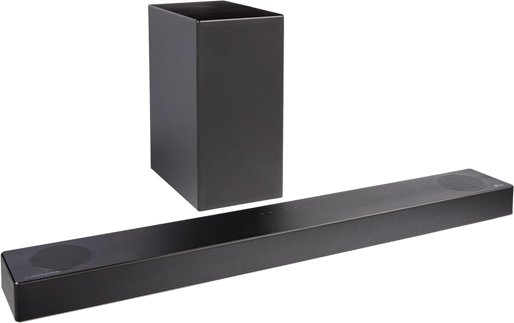 LG S75Q 3.1.2ch Sound bar with Dolby Atmos DTS:X, High-Res Audio, Synergy TV, Meridian, HDMI eARC, 4K Pass Thru with Dolby Vision Black : Everything Else