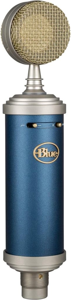 Logitech for Creators BlueBluebird SL XLRCardioid Condenser Microphone for ProRecording,Streaming,Podcasting,Gaming,Mic with Large Diaphragm,Shockmount,Modern Crystal-Clear Sound,Protective Case-Blue