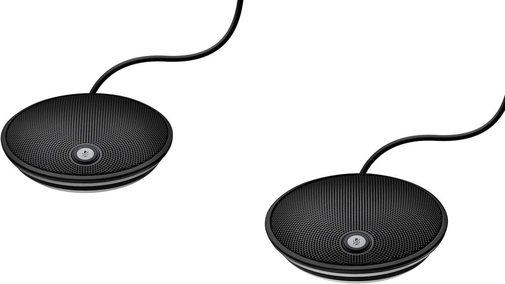 Logitech Group Expansion Microphones for Video  Audio Conferencing , Black