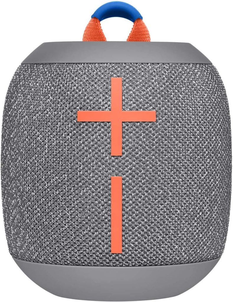 Logitech WONDERBOOM 2 Portable Waterproof Bluetooth Speaker - Wireless Boom Box - Non-Retail Packaging (Crushed Ice Grey)