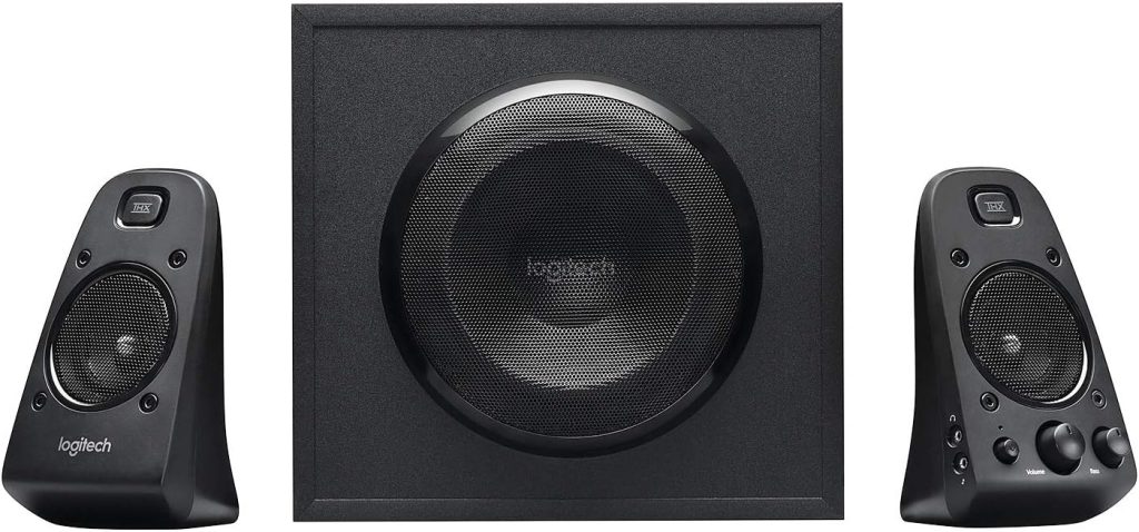 Logitech Z623 400 Watt Home Speaker System, 2.1 Speaker System - Black