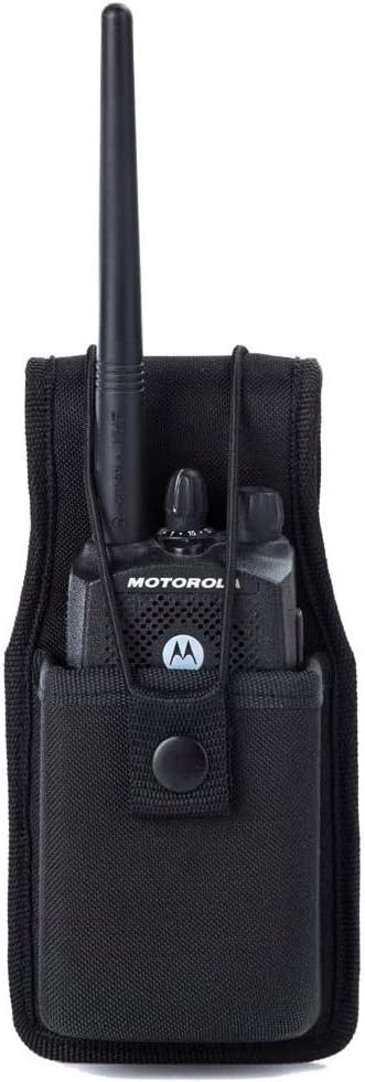 LUITON Universal Radio Case Two Way Radio Holder Universal Pouch for Walkie Talkies Nylon Holster Accessories for MOTOROLA MT500, MT1000, MTS2000 and Similar Models (1 PACK)