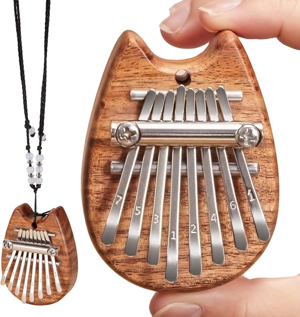 Beveetio Clear Kalimba Thumb Piano With Eva Protective Case, Transparent  Crystal Kalimba 17 Key, Musical Instrument Gifts For Kids, Bear Shape  Finger