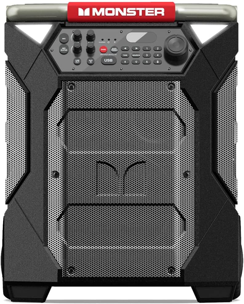 Monster Rockin Roller 270 Portable Indoor/Outdoor Wireless Speaker - Gray/Black