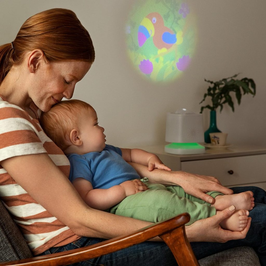 Munchkin® Sound Asleep Nursery Projector and Sound Machine with LED Nightlight