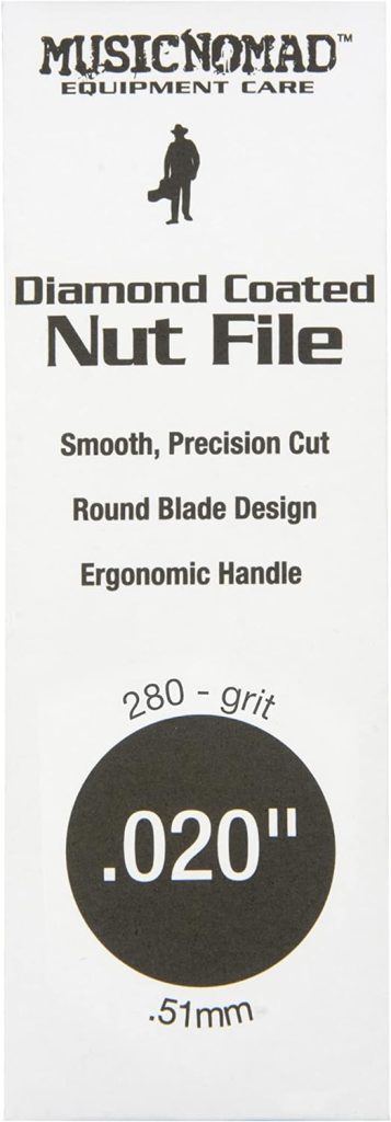 MusicNomad MN657 Diamond Coated Guitar Nut Slotting File - .036”