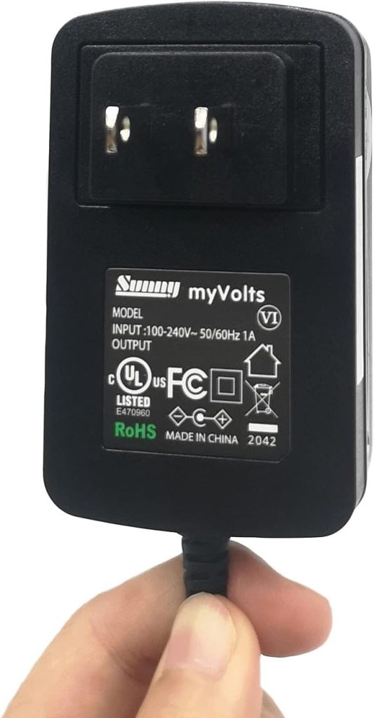 MyVolts 15V Power Supply Adaptor Compatible with/Replacement for Amazon Echo 1st Generation, Echo 2nd Generation Smart Speaker - US Plug