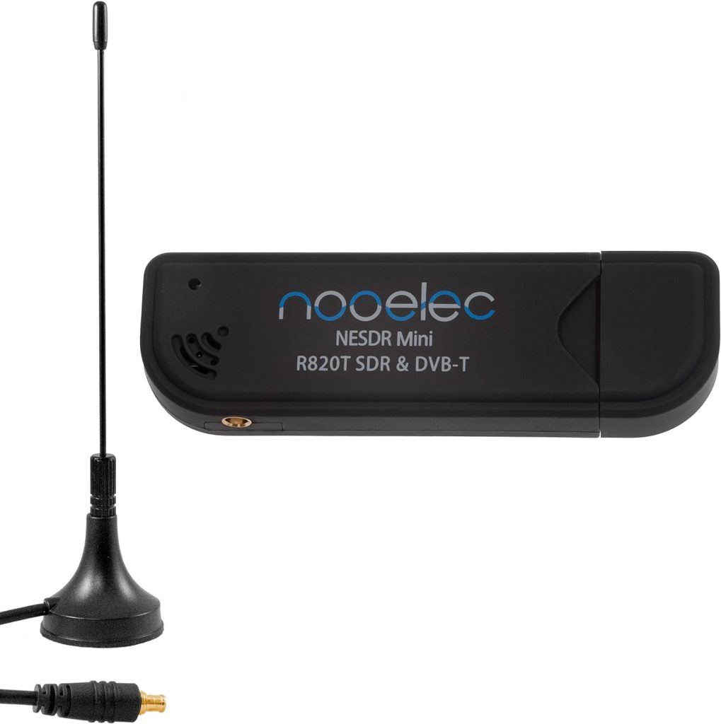 Nooelec NESDR Mini USB RTL-SDR  ADS-B Receiver Set, RTL2832U  R820T Tuner, MCX Input. Low-Cost Software Defined Radio Compatible with Many SDR Software Packages. R820T Tuner  ESD-Safe Antenna Input