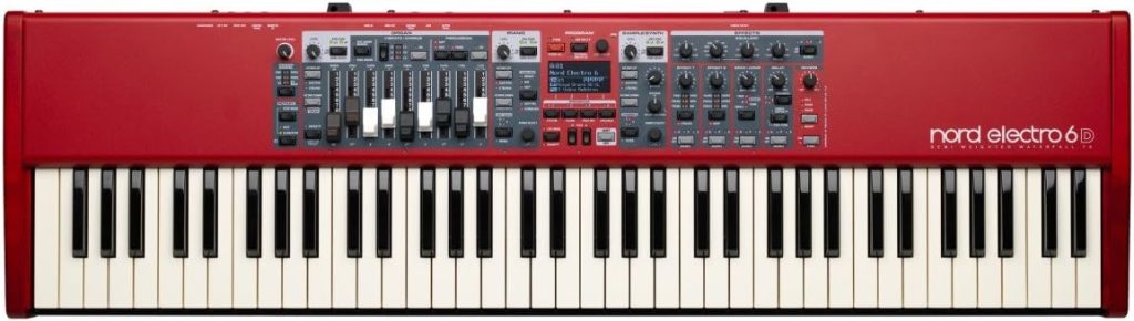 Nord Electro 6D 61 Stage Piano, 61-Note Semi-Weighted Waterfall Keybed