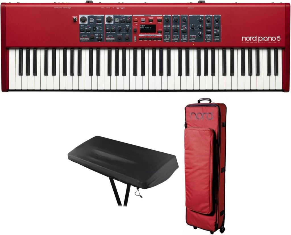 Nord Piano 5 73-Key Digital Piano Bundle with Nord Soft Case (Wheels) and Dust Cover (3 Items)