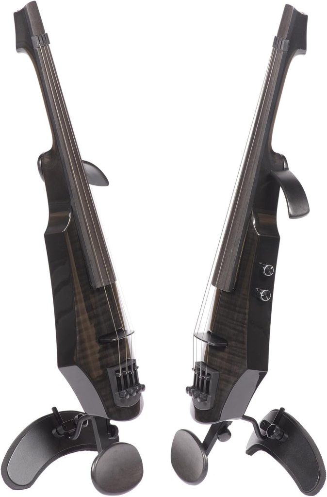 NS Design WAV-4 Electric 4-String Gloss Black Violin with Hard Case