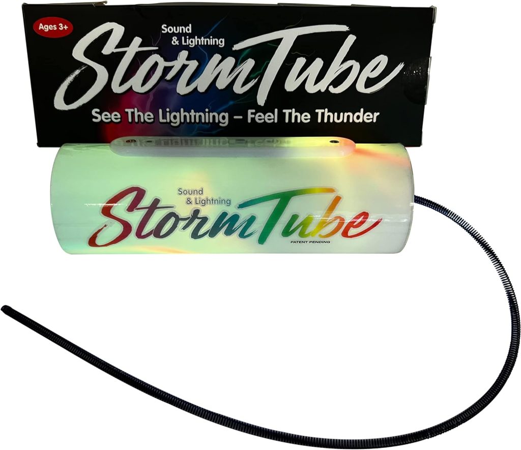 OFG Products Musical Storm Tube Instrument for Teens and Adults - See the Lightning and Feel the Thunder with the Storm Tube! Motion Activated with 4 Color Modes