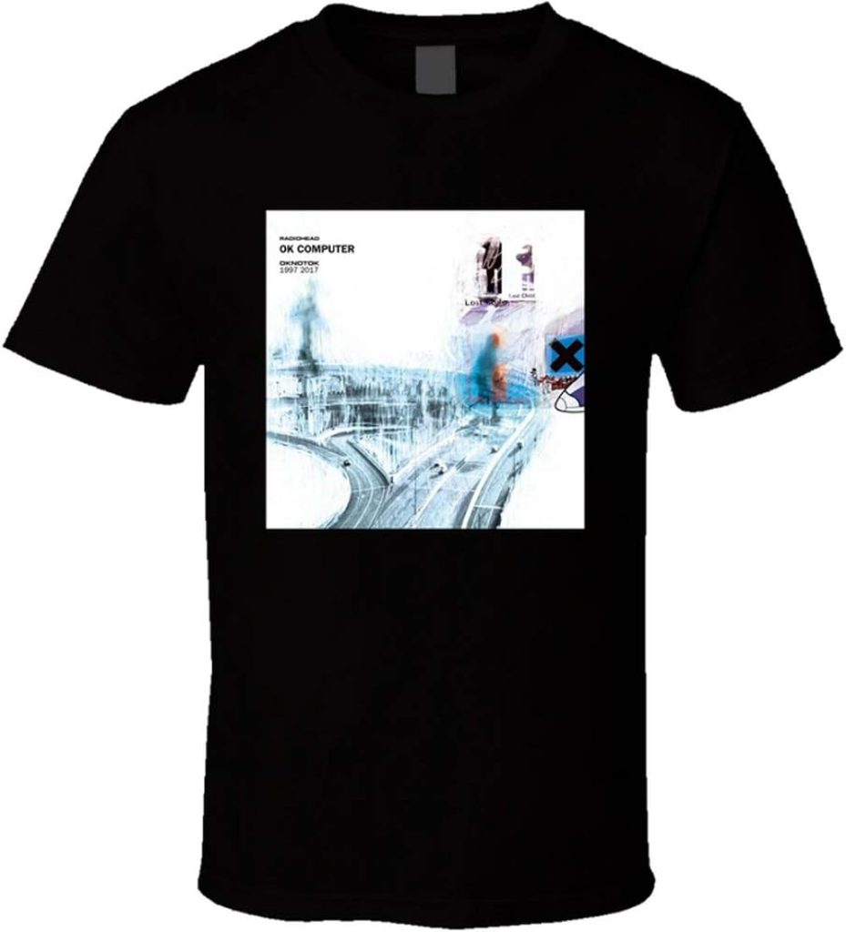 Ok Computer British Rock Music Fan T Shirt Black