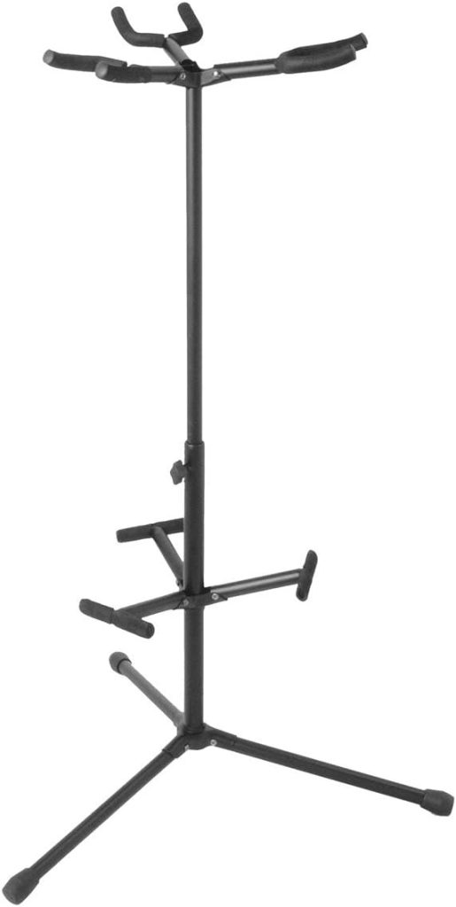 On-Stage GS7355 Hang-It Triple Guitar Stand,Black