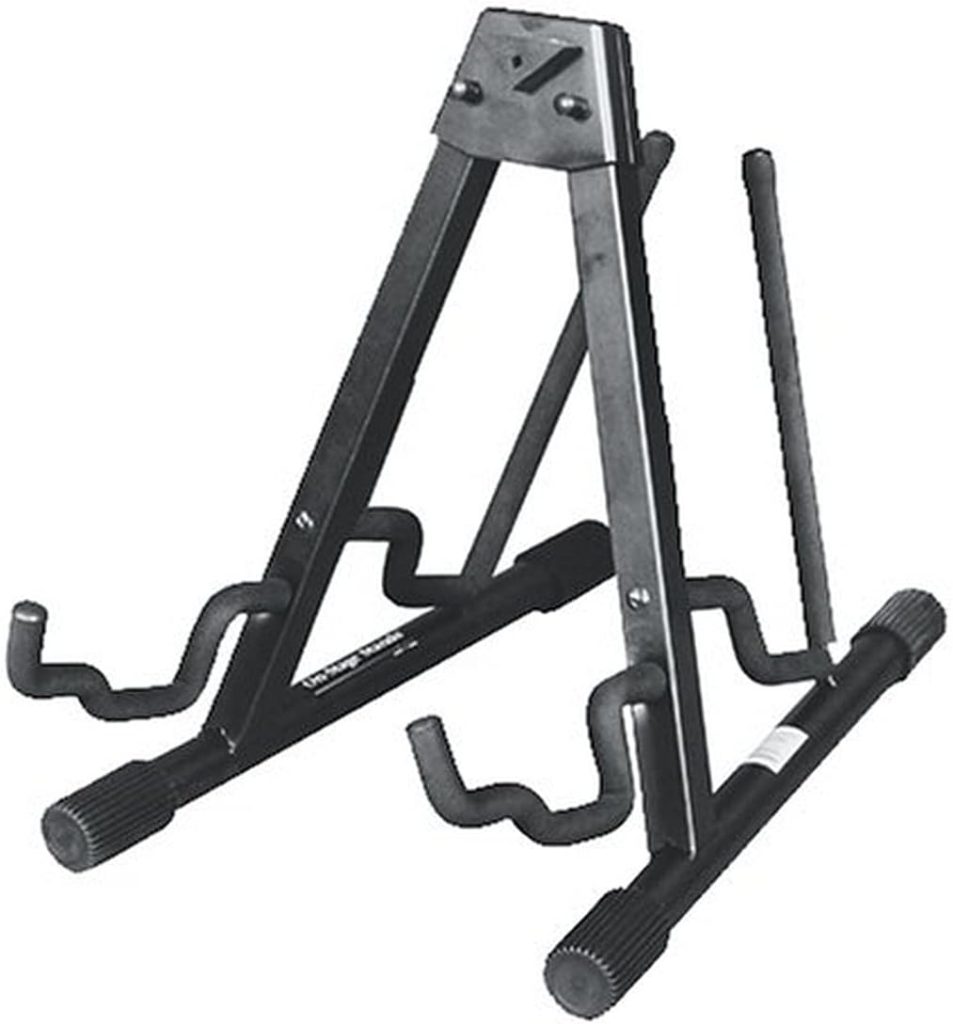 On-Stage GS7462DB Professional A-Frame Double Electric and Acoustic Guitar Stand