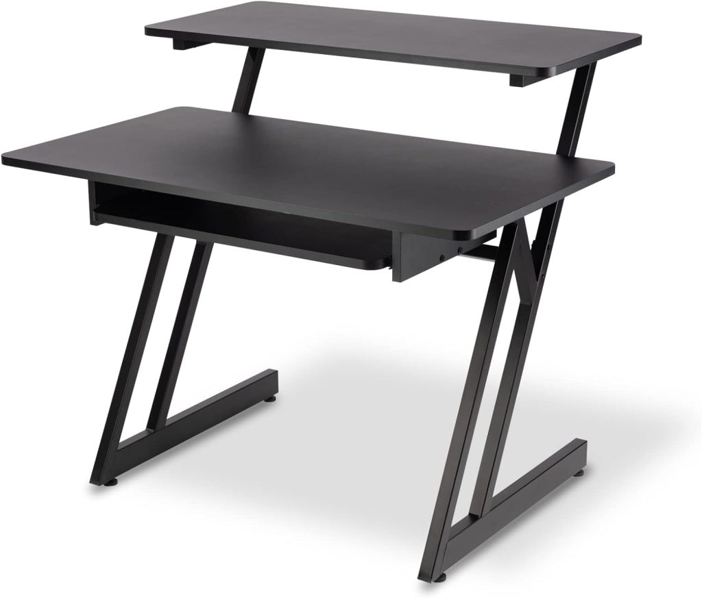 On-Stage WS7500 Series Wood Studio Workstation - Black