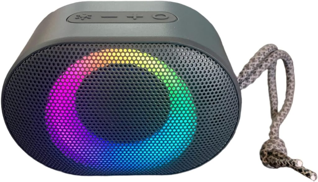 Onn Wireless LED Bluetooth Speaker (Black)