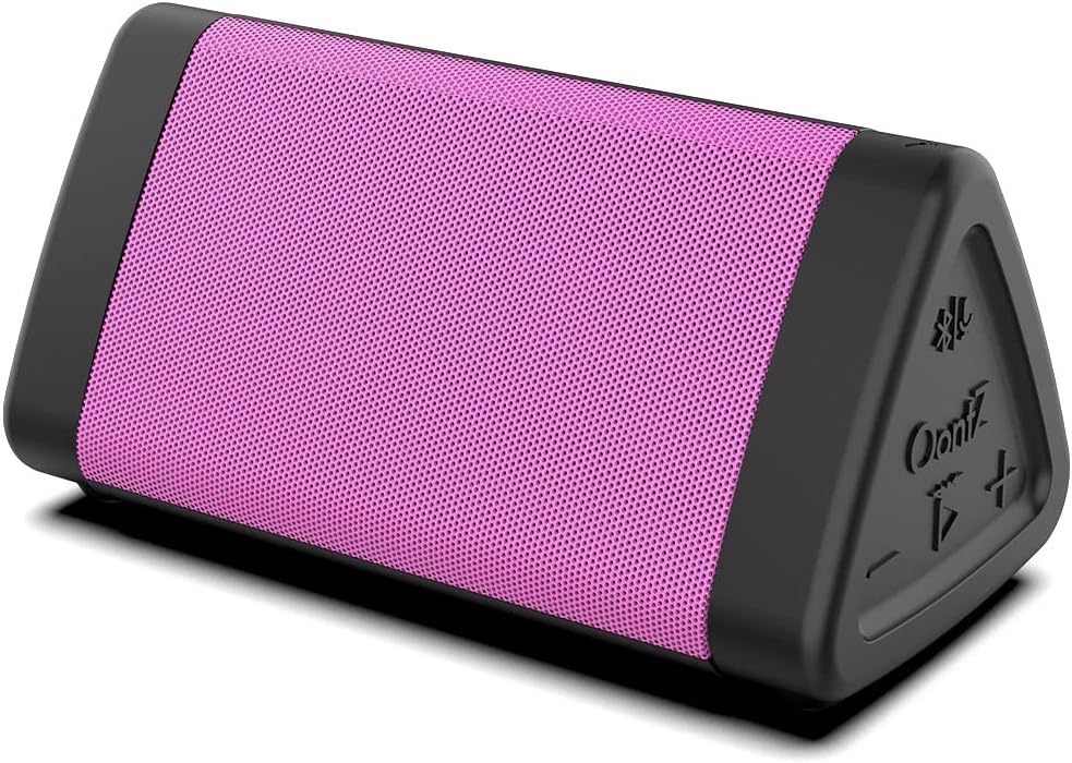 OontZ Angle 3 Bluetooth Speaker, Portable Wireless Bluetooth 5.0 Speaker, 10 Watts, Crystal Clear Stereo Sound, Rich Bass, IPX5 Water Resistant, Loud Portable Bluetooth Speaker (Pink)