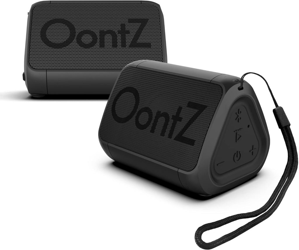 OontZ Angle Solo Bluetooth Speaker - 2 Pack, Surprisingly Loud Volume  Bass, 100 Foot Wireless Range, IPX5, Compact Size Portable Travel Speaker by Cambridge Sound Works (Black)