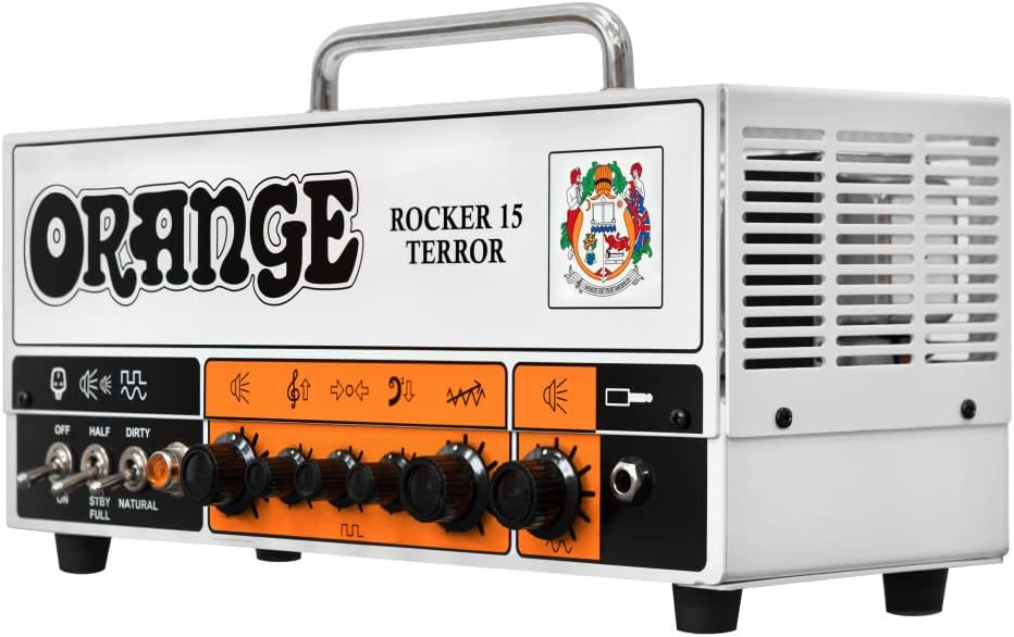 Orange Amps 4 String Electric Guitar Pack, (ROCKER-15-TERROR)