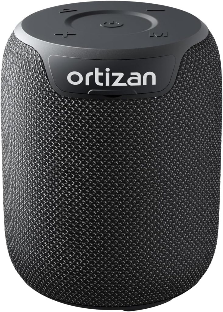 Ortizan Bluetooth Speakers, IPX7 Waterproof Portable Wireless Speaker with Bluetooth 5.3, 15W Stereo Sound, Deep Bass, Dual Pairing, 15H Playtime for Home, Party, Outdoor
