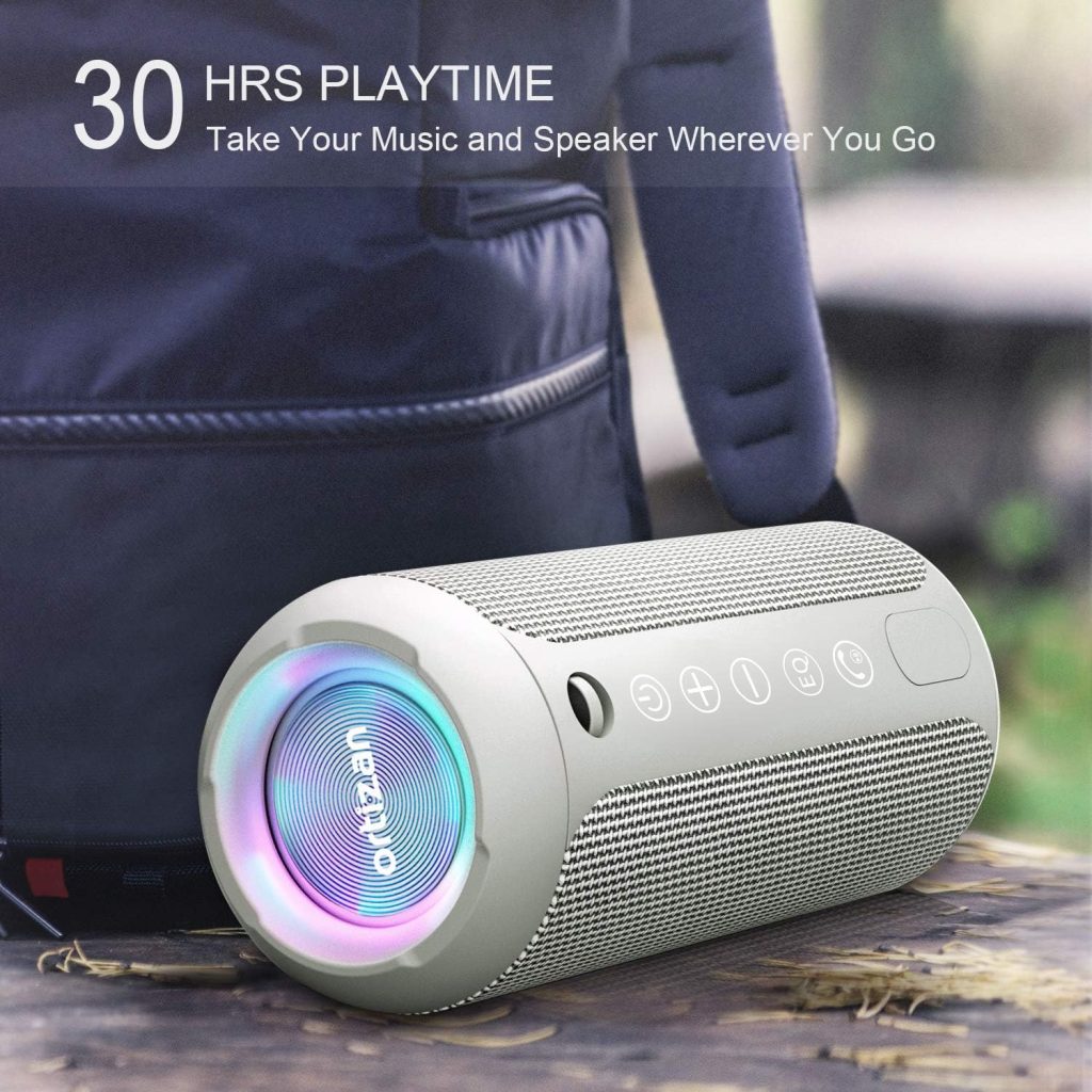 Ortizan Portable Bluetooth Speaker, IPX7 Waterproof Wireless Speaker with 24W Loud Stereo Sound, Outdoor Sport Speakers with Bluetooth 5.0, 30H Playtime,66ft Bluetooth Range,TWS Pairing for Home,Party