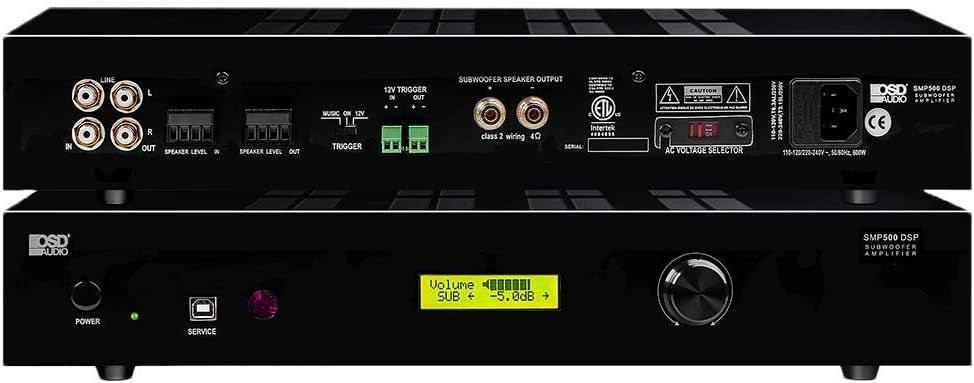 OSD Audio SMP300 Class D Digital Subwoofer Amplifier Rated at 300W Max