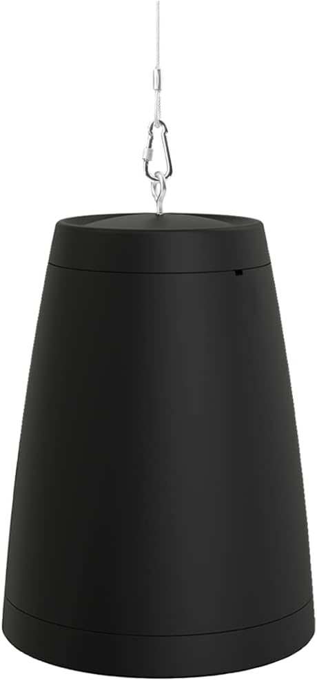 OSD Nero Arc 4 Professional Hanging Pendant Speaker 60W, 4 Graphite Cone / .75” Silk Dome Tweeter, for Home or Commercial Applications, Safety Cable Suspension, Hardware Included (Black)