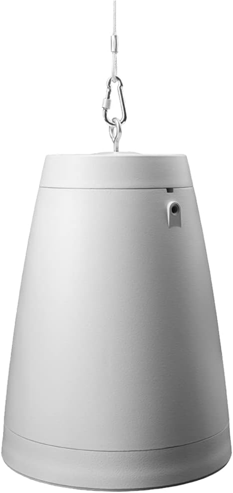 OSD Nero Arc 6 Professional Hanging Pendant Speaker 150W, 6.5 Graphite Cone / 1” Silk Dome Tweeter, for Home or Commercial Applications, Safety Cable Suspension, Hardware Included (White)