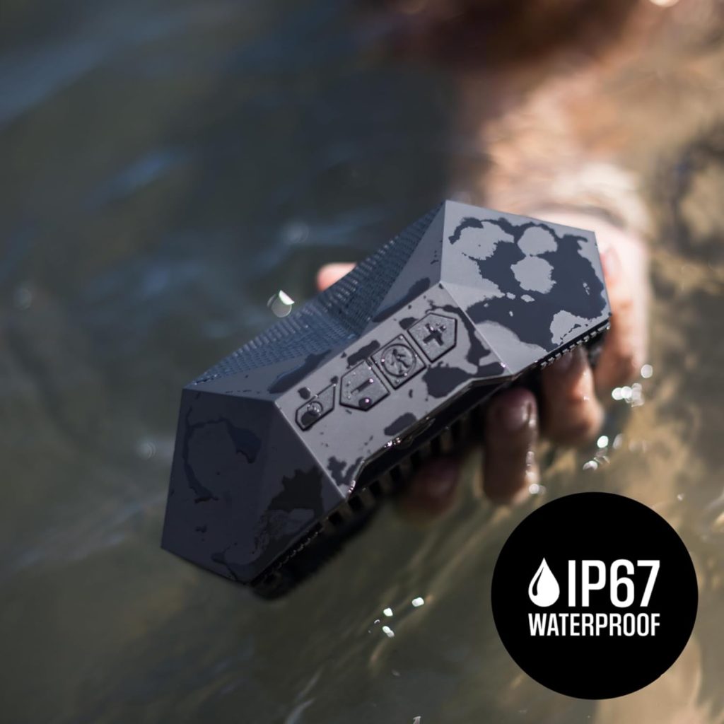 Outdoor Tech - Turtle Shell 3.0 Portable Rugged Wireless Bluetooth Speaker - 360 Degree Sound with Hi-Fi Audio - IPX7-Rated Waterproof, Dustproof, and Shockproof